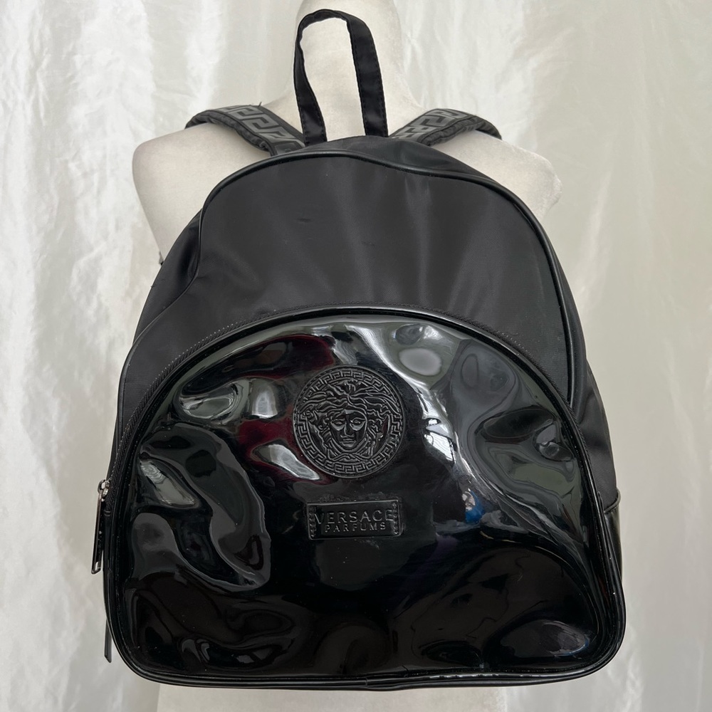 Versace Black Backpack - image 2